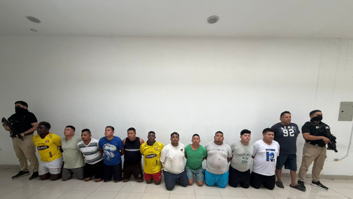 Los detenidos fueron puestos a órdenes de las autoridades competentes.