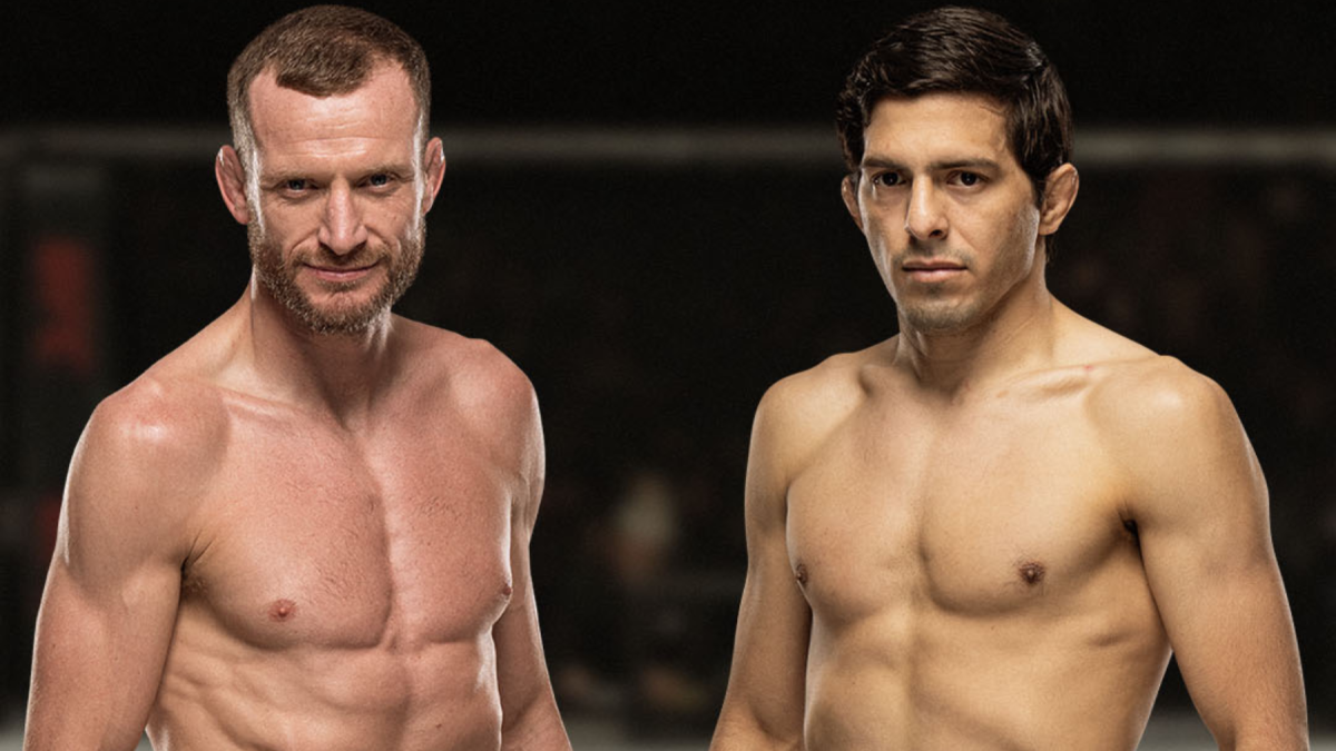 Adrián Luna Martinetti durante su debut en UFC Vegas 116, donde cayó por decisión unánime ante el inglés Davey Grant.