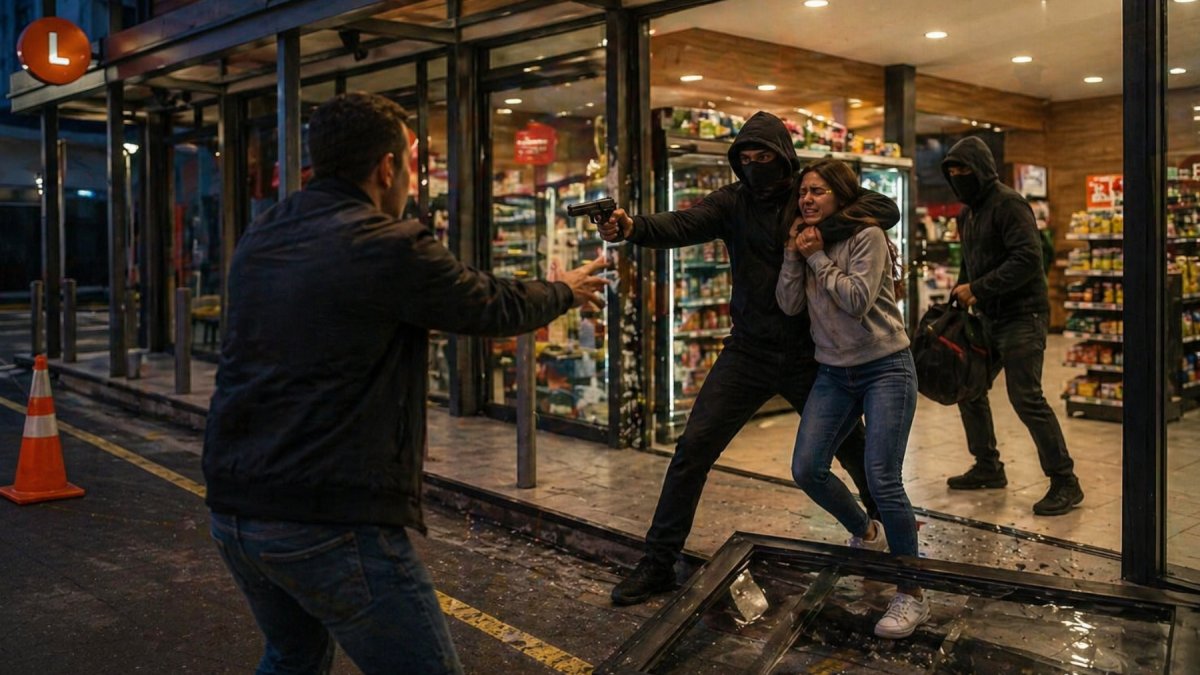El policía se encontraba de civil cuando ocurrió el hecho.