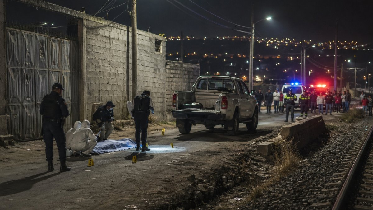 El joven fue identificado por sus familiares en la escena del crimen.
