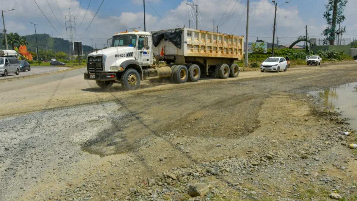 El casi permanente mal estado de las vías es una de las quejas de los moradores de Daule.
