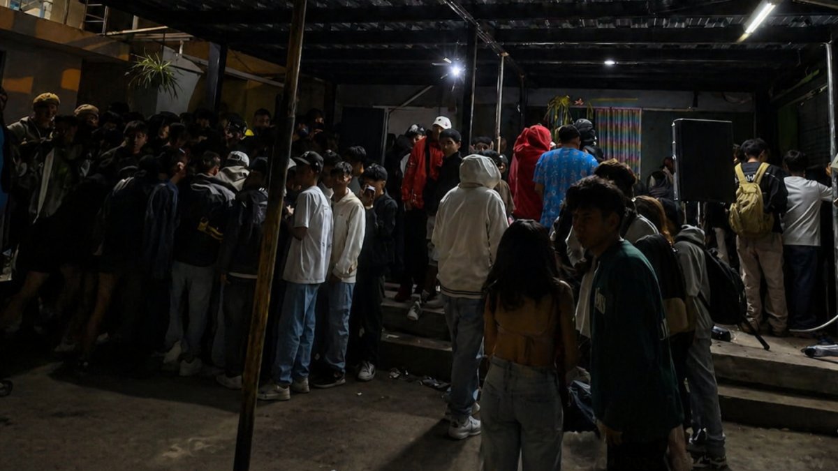 Los asistentes fueron desalojados del lugar.