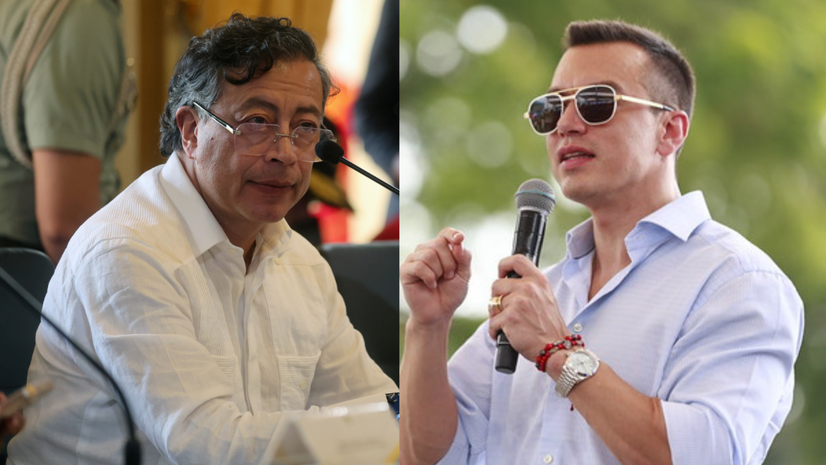 Petro rechaza acusaciones de Noboa y propone encuentro en la frontera para “construir paz”