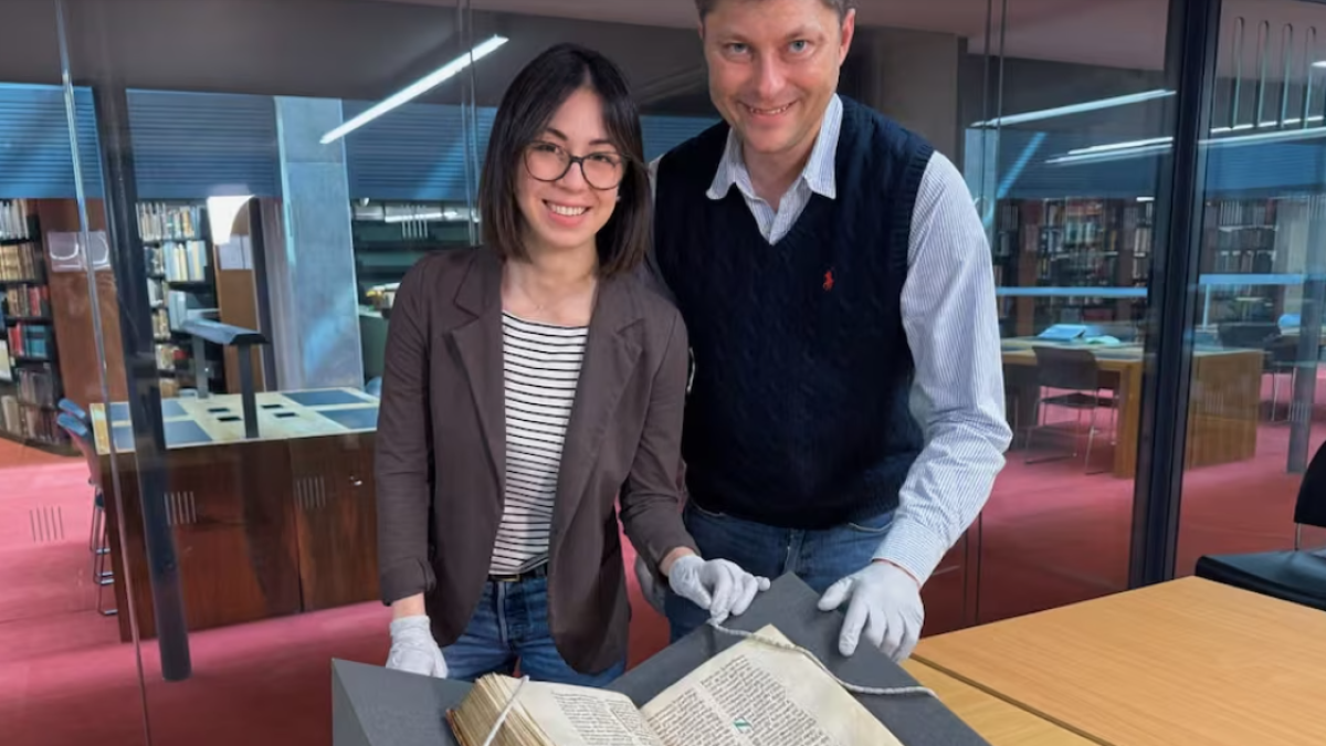 Descubren en Roma manuscrito de 1.200 años con el poema más antiguo en lengua inglesa