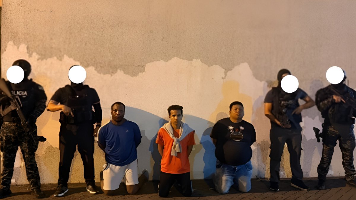 Reimberg expuso rostros de los sospechosos por secuestro en Flor de Bastión, Guayaquil