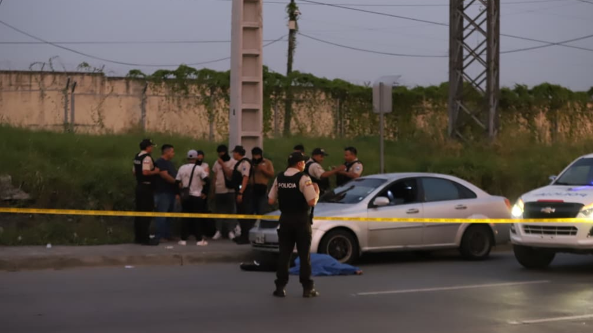 Asesinato en la vía a Daule: Persona fue baleada en los exteriores de la Penitenciaría del Litoral