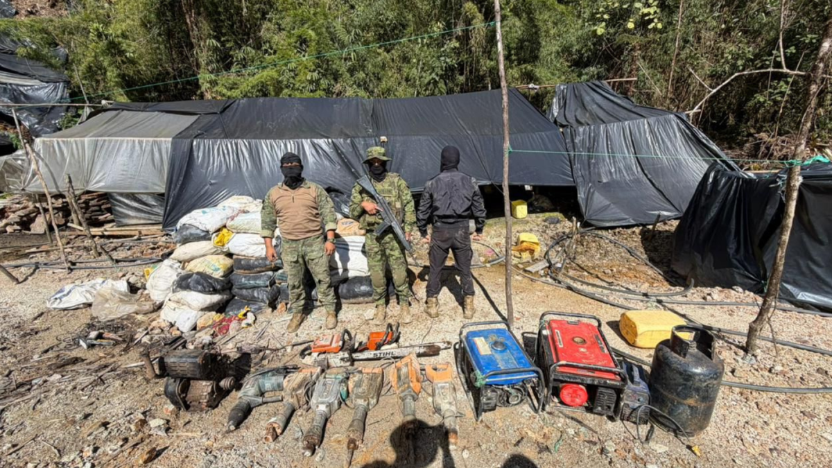 Golpe certero en la selva: Ejército desmantela red de minería ilegal en el Podocarpus