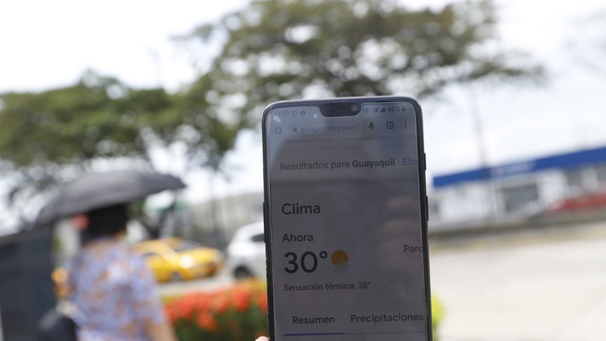 Guayaquil seguirá con temperaturas de hasta 32 °C al iniciar la semana