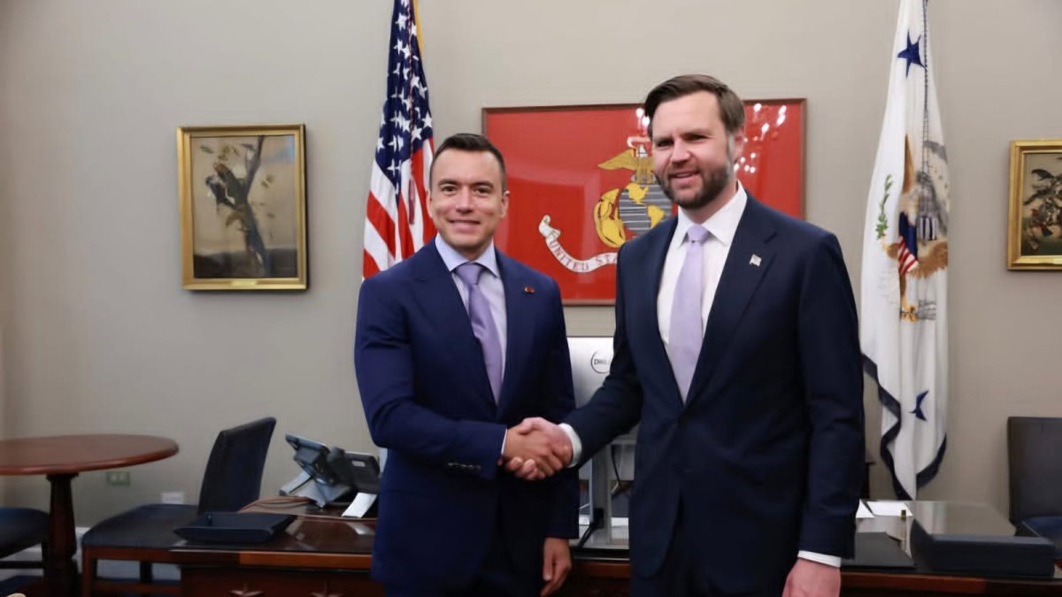 Noboa tras encuentro clave con J.D. Vance: 