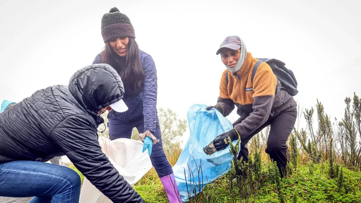 De qué se trató la limpiatón en Tungurahua: la minga ambiental reunió a cientos de voluntarios