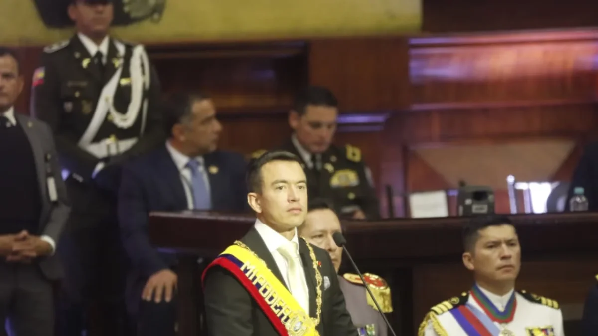 Las claves del discurso de Daniel Noboa en el informe a la Nación 2026