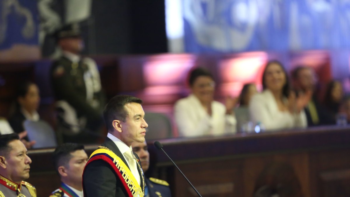 Rendición de cuentas: El informe a la nación de Daniel Noboa solamente duró 36 minutos