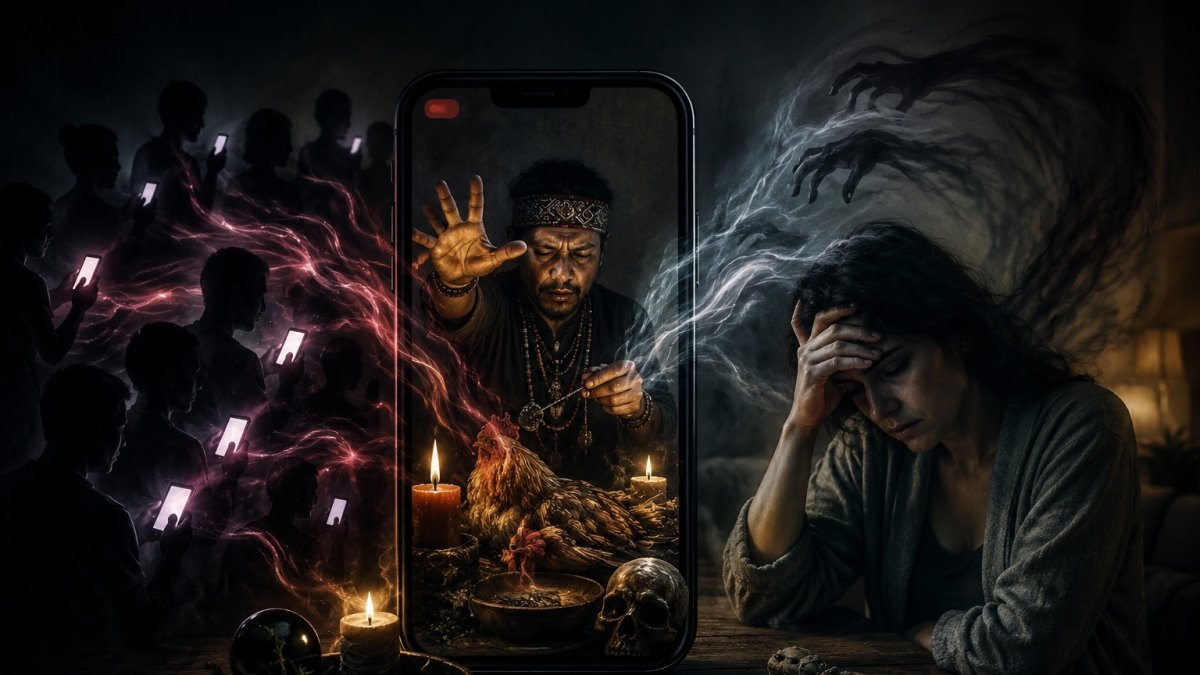 Brujos en TikTok: los lives de magia y amarres que atrapan a miles de usuarios