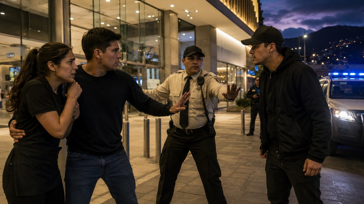 Sujeto detenido por acoso y amenazas en centro comercial del norte de Quito