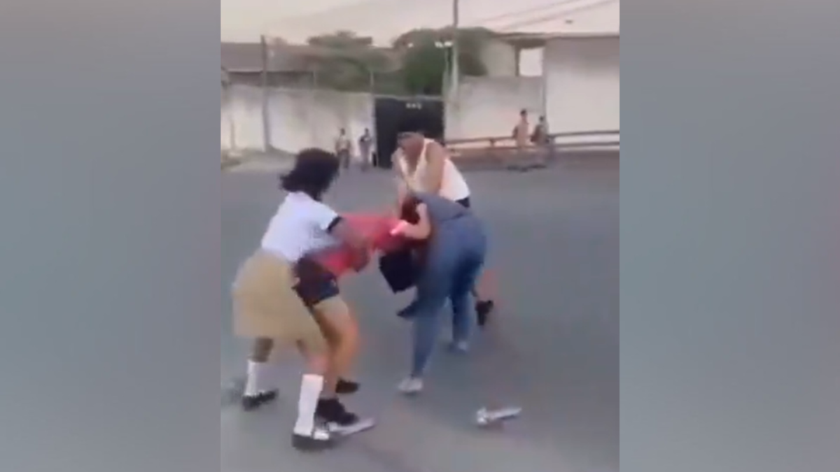 Madre fue golpeada en pelea estudiantil en Guayaquil; Ministerio tomó medidas