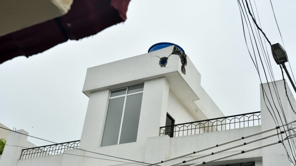 Rayo impactó una casa en La Alborada durante inten
