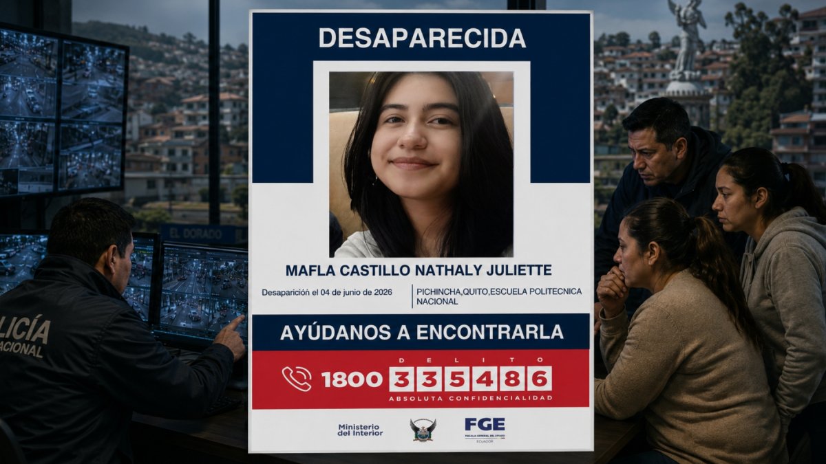 Nathaly Mafla desaparecida en Quito | Su madre sig