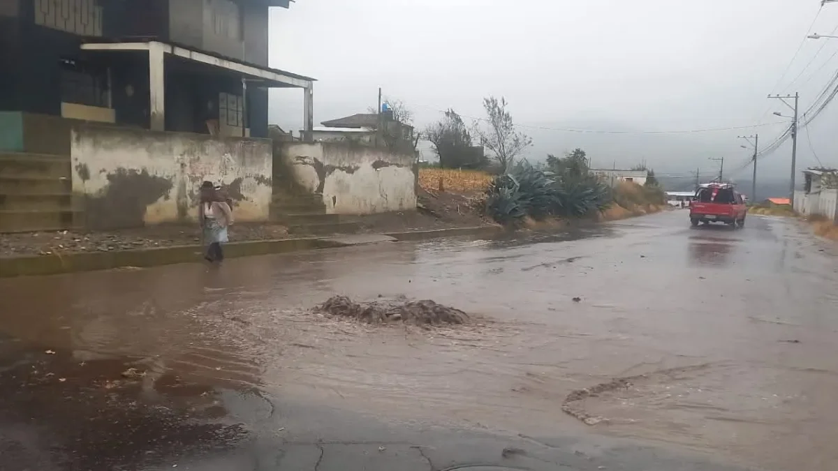 Las zonas de Ambato que resultaron afectadas tras intensa ll