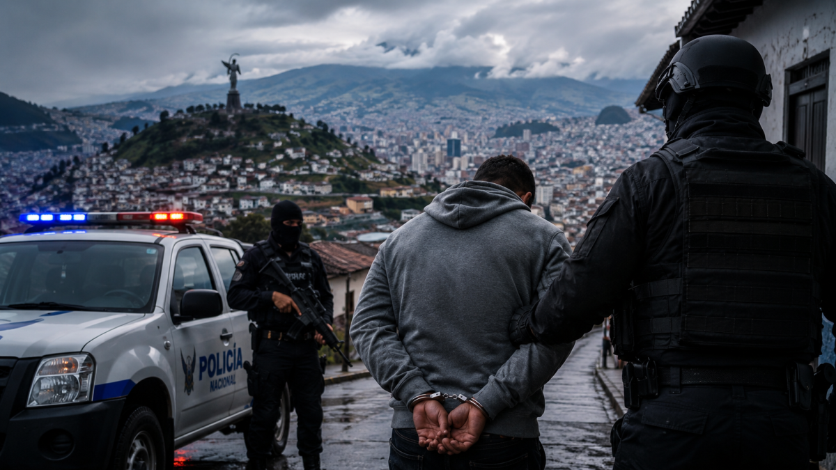 Quito: capturan a alias Delito, presunto miembro d