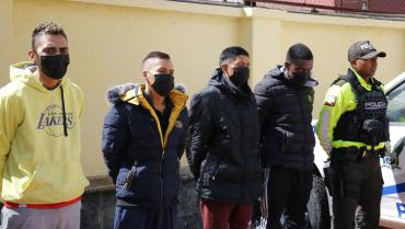 Detenidos - extorsión - Quito