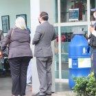 Dos de los jueces de la Sala de lo Civil y Mercantil del Guayas  fueron a constatar el estado de salud de Salcedo.