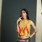  ‘La Brandon’, personaje que ganó fama en redes sociales por sus videos virales. 