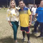 Mónica Pantaleón y su esposo Dannes Coronel, fallecido el 7 de julio de 2020.