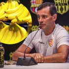 Fabián Bustos estará con su Barcelona hoy en el Monumental.