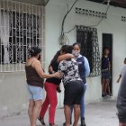 Familiares y amigos estaban consternados por el crimen ocurrido la noche del domingo.