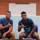 Michael Estrada y José Cifuentes jugadores de la Tricolor.