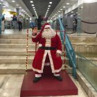 El Papá Noel del centro comercial Albán Borja.