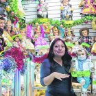 María Luisa dice que la confección temática de los trajes también 
es revelación divina.