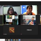 La mujer sonreía cuando la Fiscalía se refirió a su personalidad luego de las pericias psicológicas.