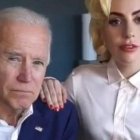La cantante junto al presidente electo de su país, Joe Biden.
