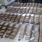 Los bloques de droga estaban marcados con número e imágenes de perros