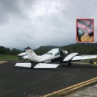 La avioneta aterrizó en una pista privada de la comuna Manglaralto, Santa Elena