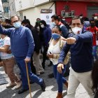 Carlos Rabascall y Andrés Arauz, en el sur de Quito.