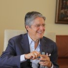 El presidente Lasso disfrutó de una entrevista sin hablar de política.