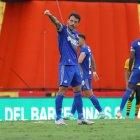 Sebastián Rodríguez y su penal en el Monumental.