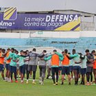 Orense y una oración antes del último entrenamiento para recibir a Barcelona.