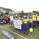 Varios de los equipos que participan en la cancha de la Unemi de Milagro.