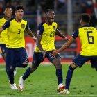 Gente joven: Castillo, Caicedo, Hincapié y Plata.