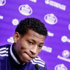 El jugador ecuatoriano del Real Valladolid, Gonzalo Plata, dio una rueda de prensa tras haber sufrido un accidente de tránsito.