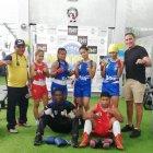 Los boxeadores entrenando en el gimnasio Matbru