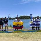 Daniel León y Anggie Avegno compitieron en Uruguay.