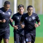 Antonio Valencia y Jefferson Montero, cuando coincidieron en el Querétaro de México.