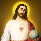 El Sagrado Corazón de Jesús es una figura importante para los devotos católicos.