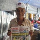 Don Hernán no se pierde la sección deportiva ni la judicial. Está al día siempre.