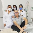 El bailarín agradeció al equipo de trabajo de Solca.