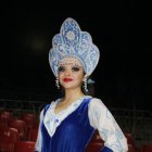 La joven empezó a patinar hace cinco años. Más que su destreza, fue su carisma el que la llevó  al circo.